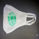MISC: REUSABLE MASK - GREEN ZELDA GEM (NEW)